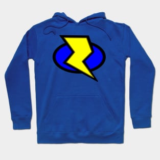 Lightning Bolt Logo - Blue Hoodie
